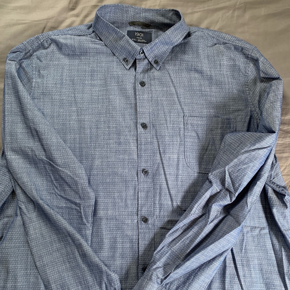 1901 (Nordstrom) Casual Button Down Shirt (XXL)